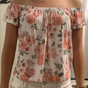 Garage women’s floral crop top